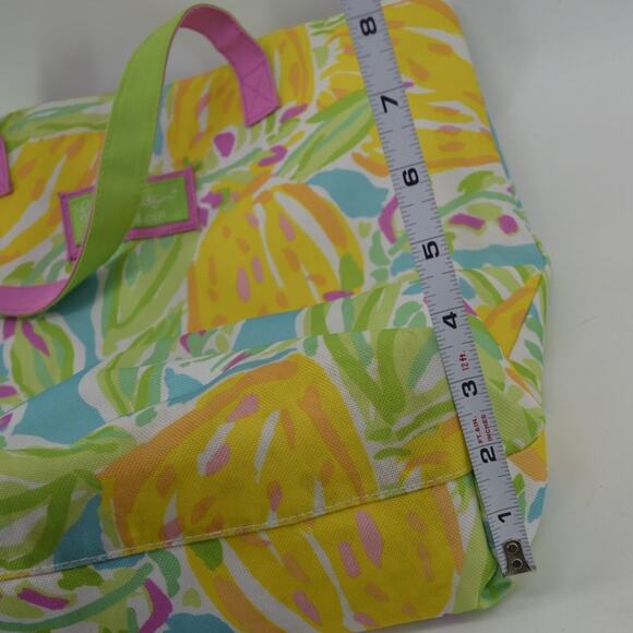Lilly Pulitzer x Estee Lauder Tote Bag Floral Preppy Green - Picture 4 of 11